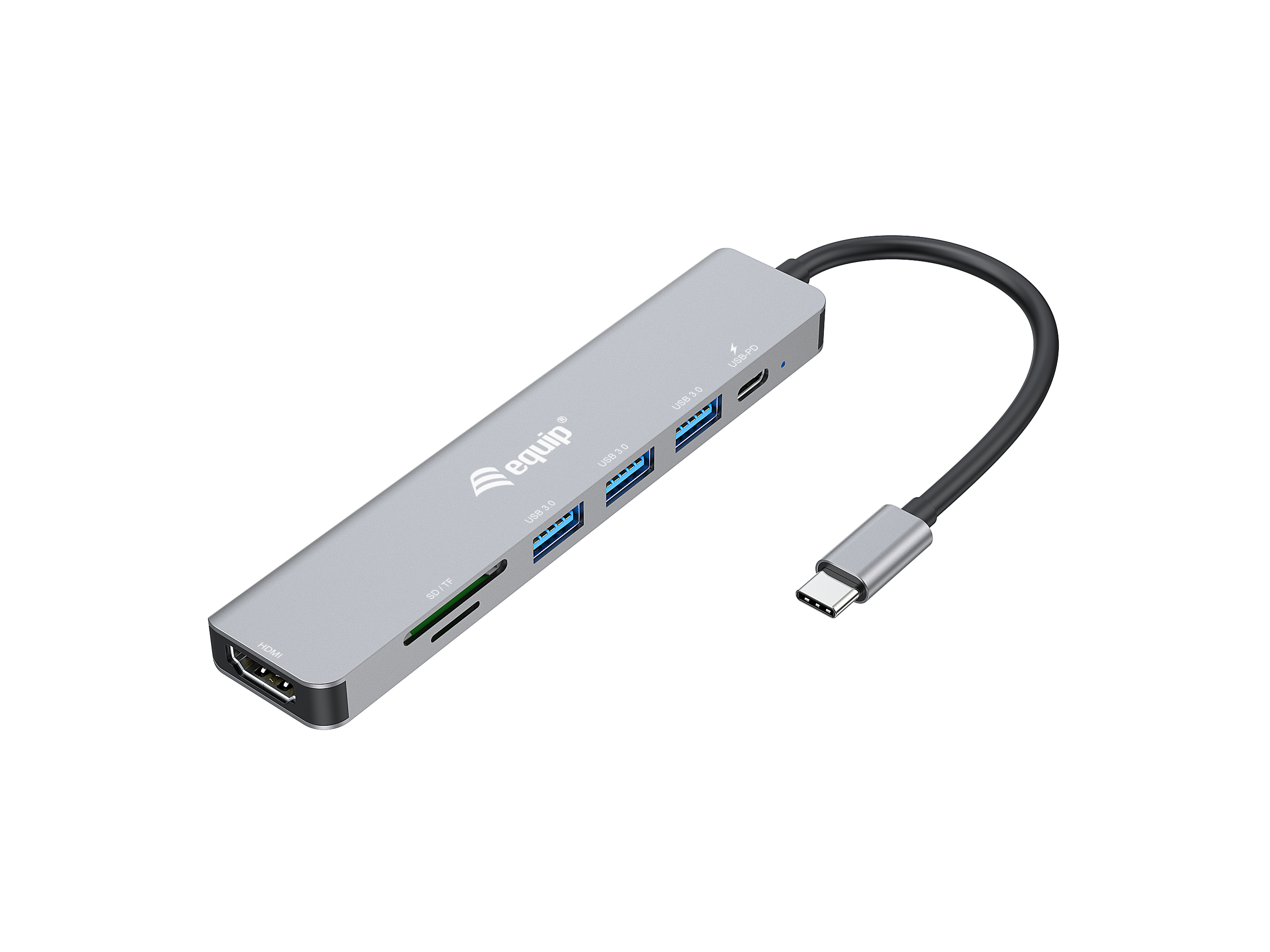 EQUIP LIFE DOCK USB-C 1xHDMI 4K 3xUSB3.2 CREADER PD 100W