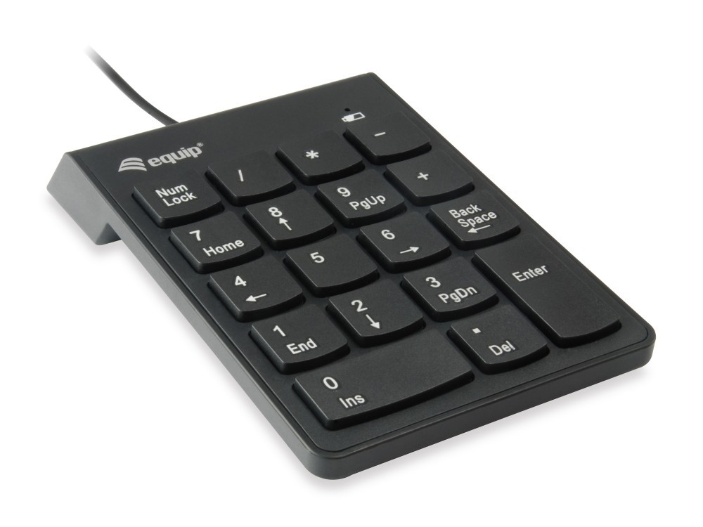 EQUIP LIFE TECLADO NUMERICO USB BLACK