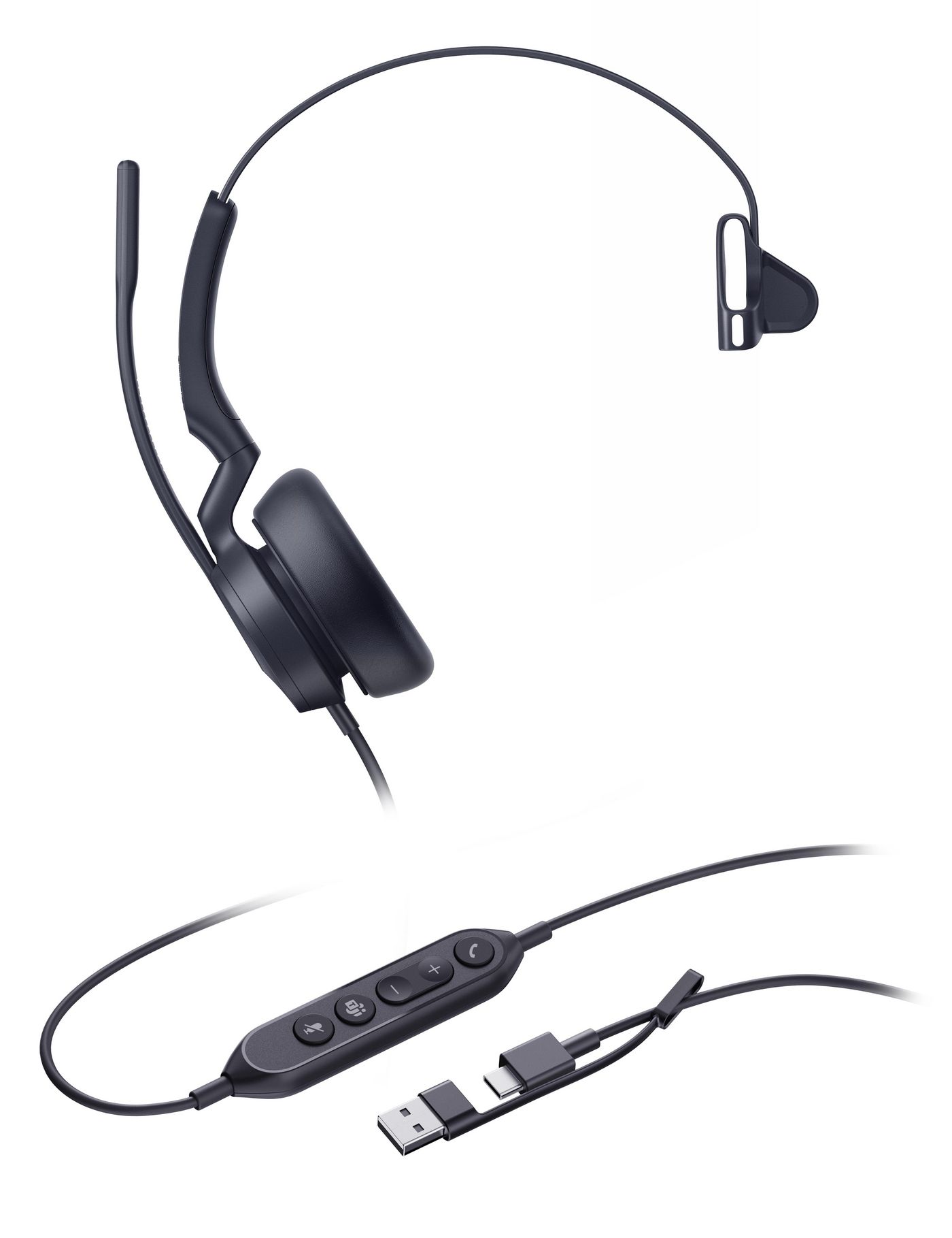 Yealink UH46 Mono Teams USB-C/A - Headset