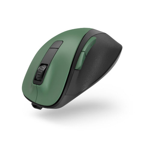 HAMA MW-500 V2 WIRELESS 6-BUTTON MOUSE WITH BATTERY, USB-C, GREEN - 173035