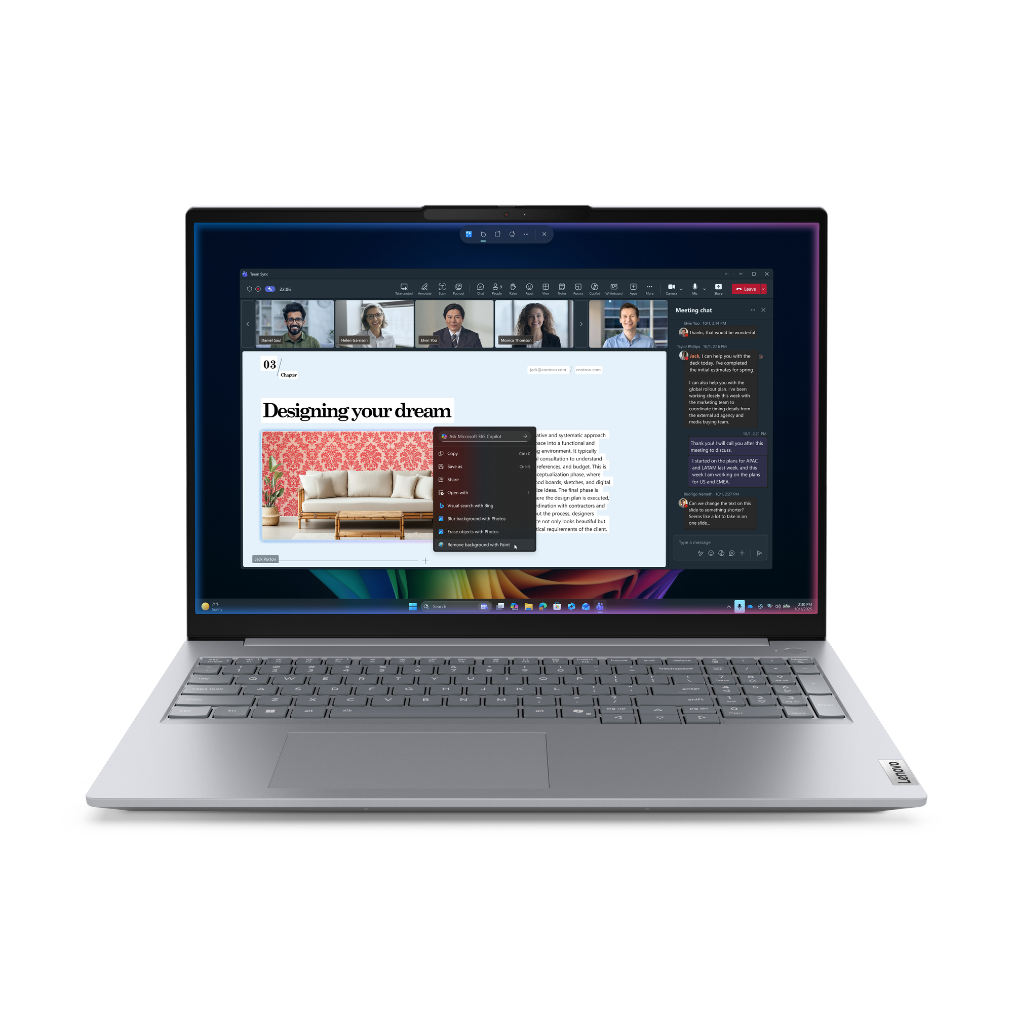 Lenovo ThinkBook 16 G9 IPL Copilot+ PC, Intel Core Ultra 7, 40,6 cm (16"), 1920 x 1200 pixels, 32 GB, 512 GB, Windows 11 Pro