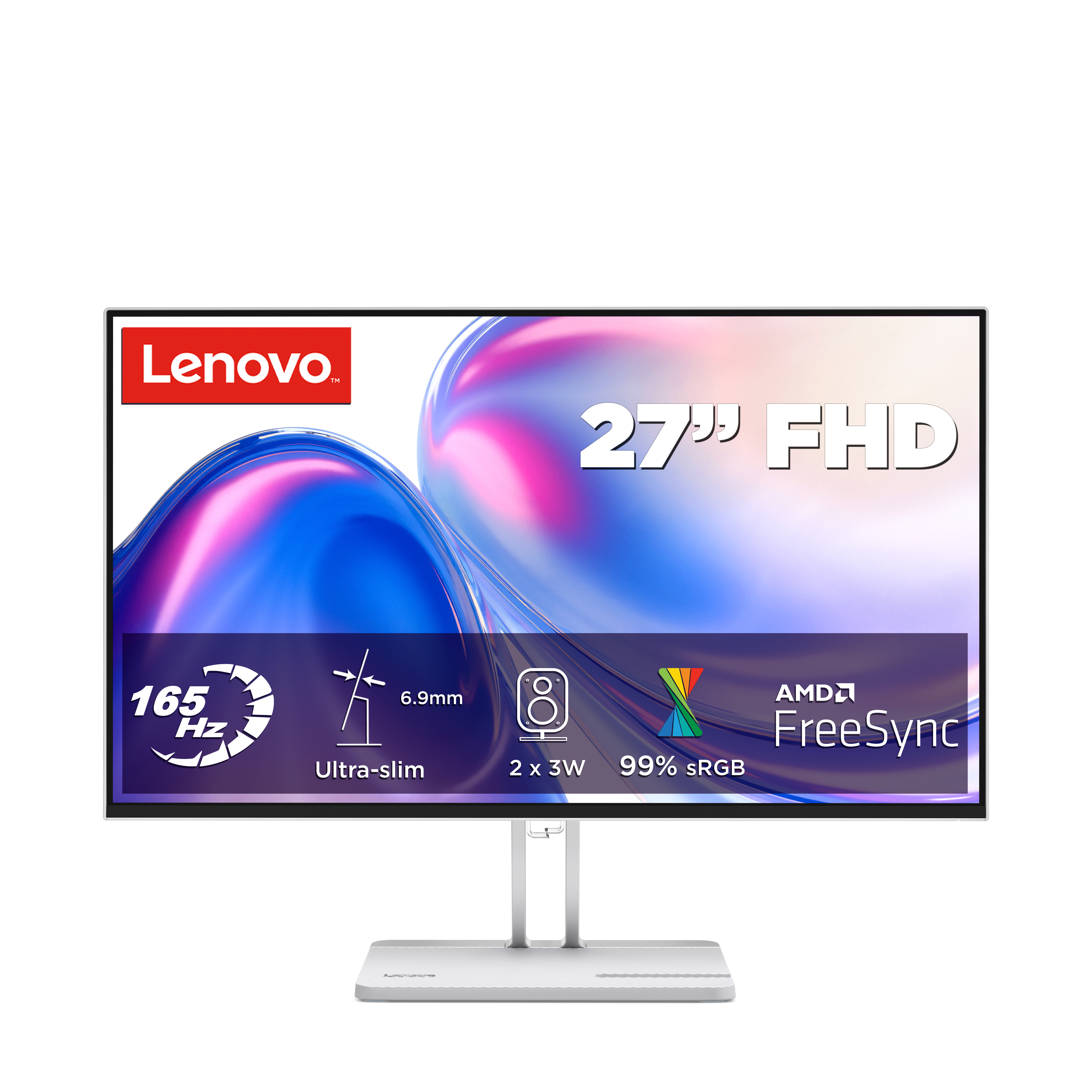 Lenovo L27-4r Monitor, 68,6 cm (27"), 1920 x 1080 pixels