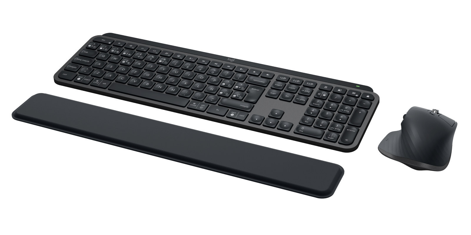 LOGITECH TECLADO + RATO S/ FIOS QWERTY GRAFITE