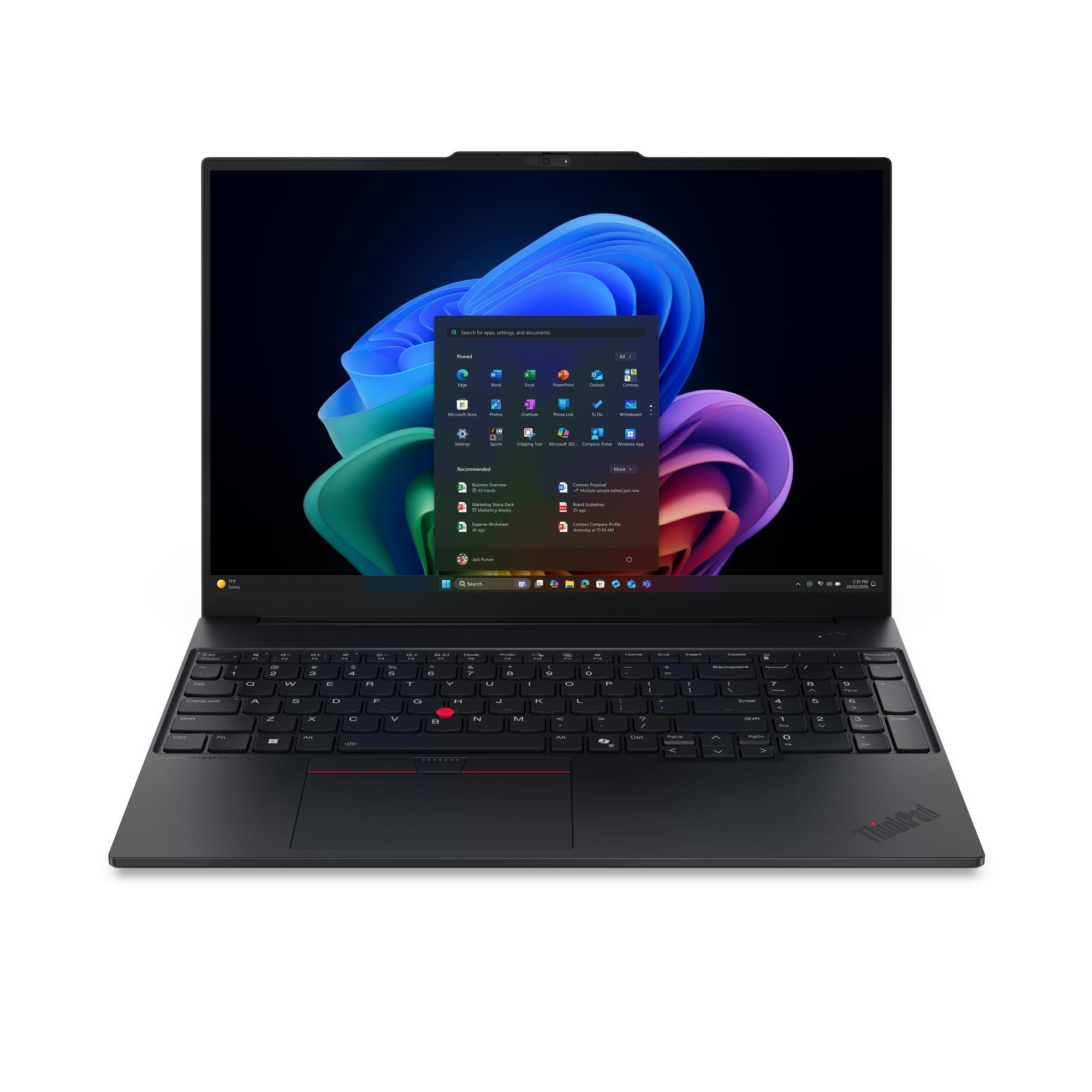 Lenovo ThinkPad E16 Gen 4 (Intel) Copilot+ PC, Intel Core Ultra 5, 40,6 cm (16"), 1920 x 1200 pixels, 32 GB, 512 GB, Windows 11 Pro