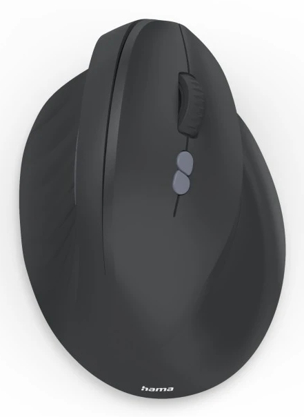 HAMA Ergonomic Vertical Mouse Radio Optical 7 Buttons black EWM-500R